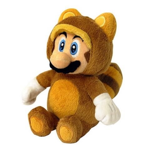 tanooki peach plush