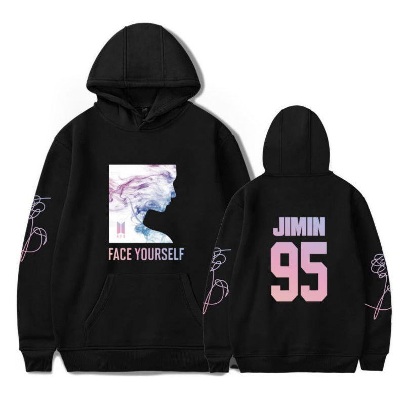 X-Large BTS Hoodie - JIMIN Face Yourself XL Sweater Bangtan Boys Park