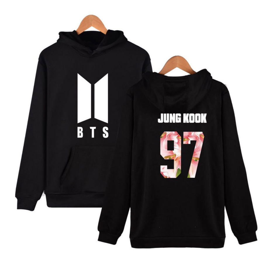 Small BTS Hoodie - JUNGKOOK Hooded Pullover Sweater Bangtan Boys Jeong