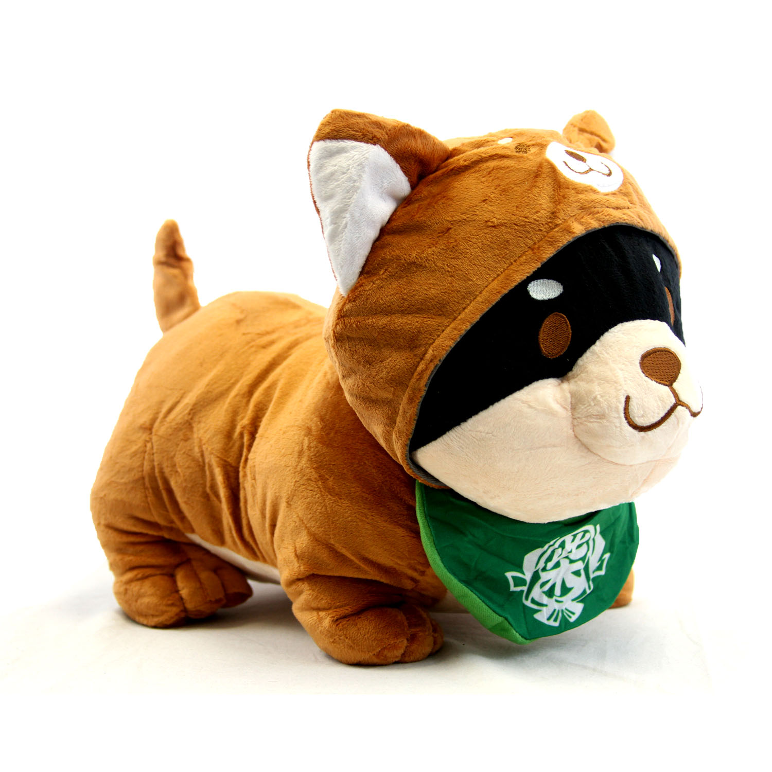 Shiba Inu 10 Plush Black Pup New 10 Inch Brown Hood Dog Stuffed Plushie Ebay