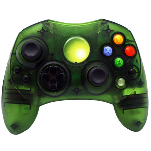 New Xbox - CLEAR GREEN Slim Analog Controller Pad TTX Tech (Wired ...